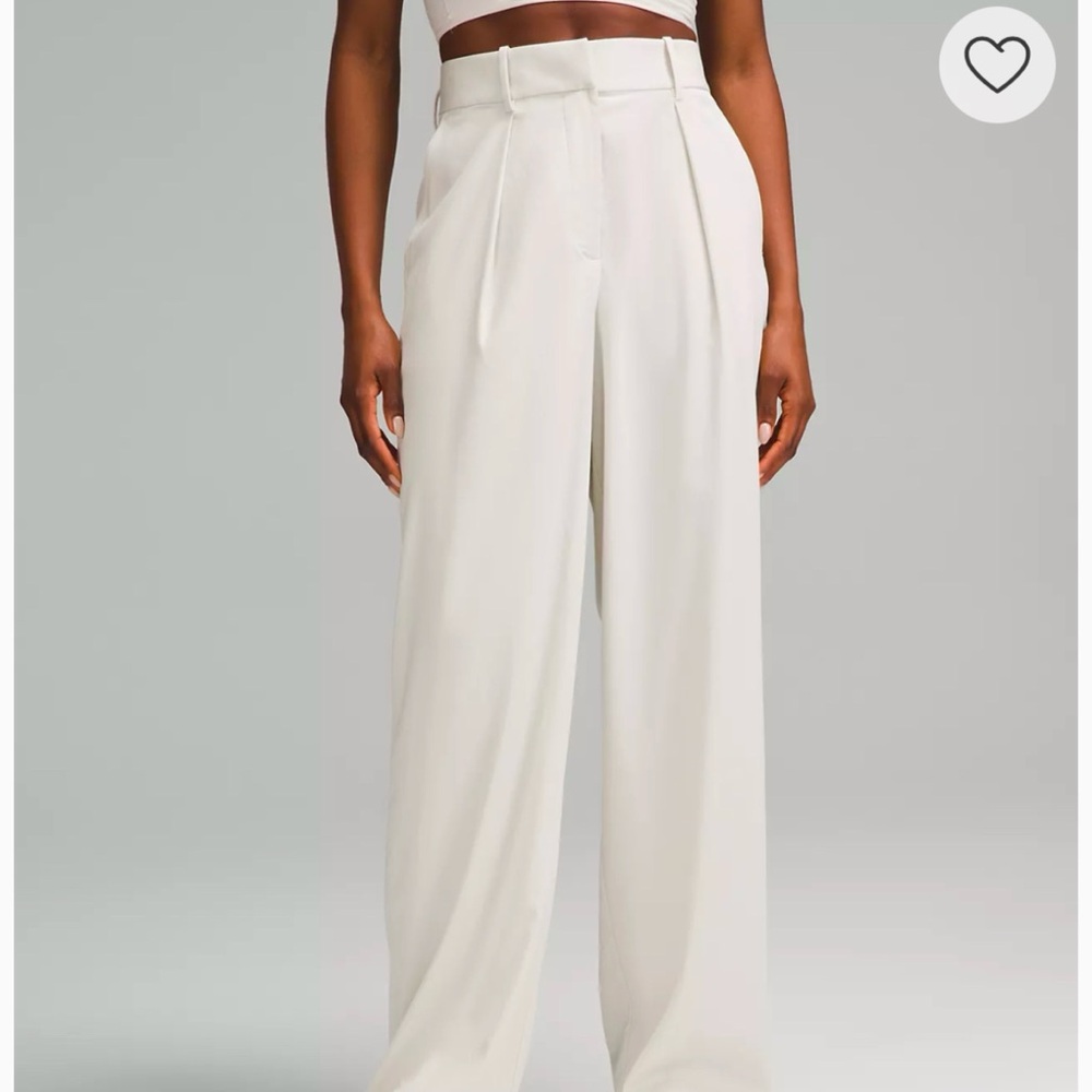 NWT lululemon Pleat-Front High-Rise Trouser